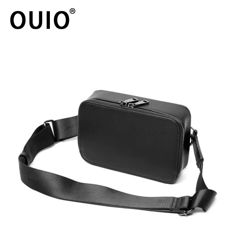 Luxurious Bag - กระเป๋าโทรศัพท์อเนกประสงค์ OUIO ดีไซน์มินิมอล หนัง PU ลาย