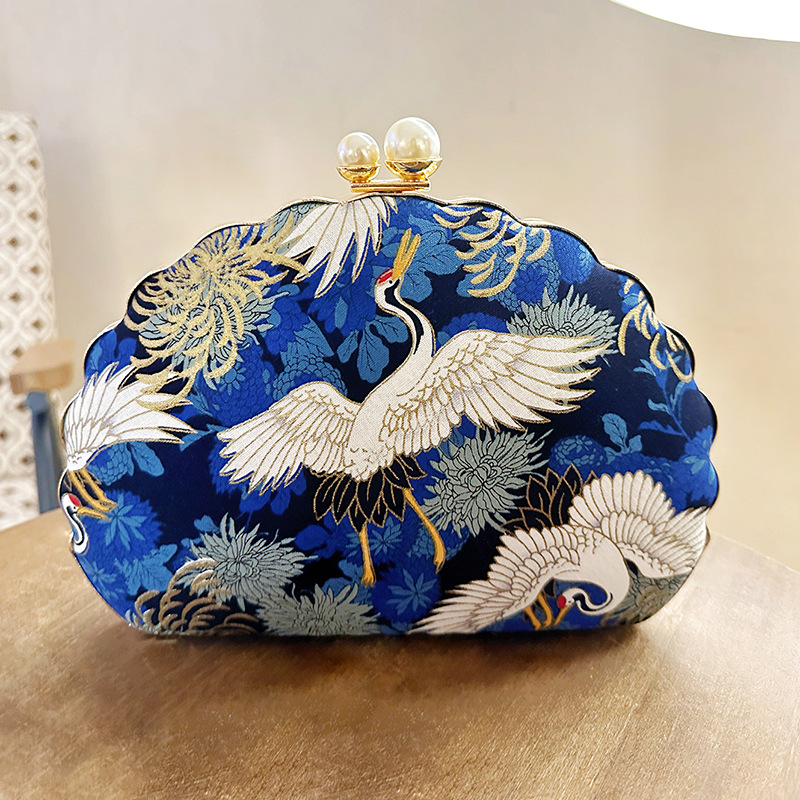Mini Bag Evening Clutch - 2023 เย็บปักถักร้อยผู้หญิงกระเป๋างานแต่งงานรูปเปลือกไหล่กระเป๋าถือมินิคลัทช์กระเป๋าสตางค์ Pearl Hasp กระเป๋า Drop
