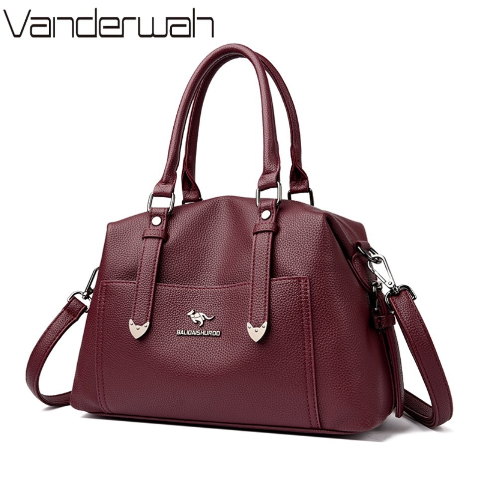 Luxury Bags For Travel - กระเป๋าถือสะพายไหล่หนังนิ่มดีไซน์หรูหรา Double Arrows สำหรับผู้หญิง ปี 2025