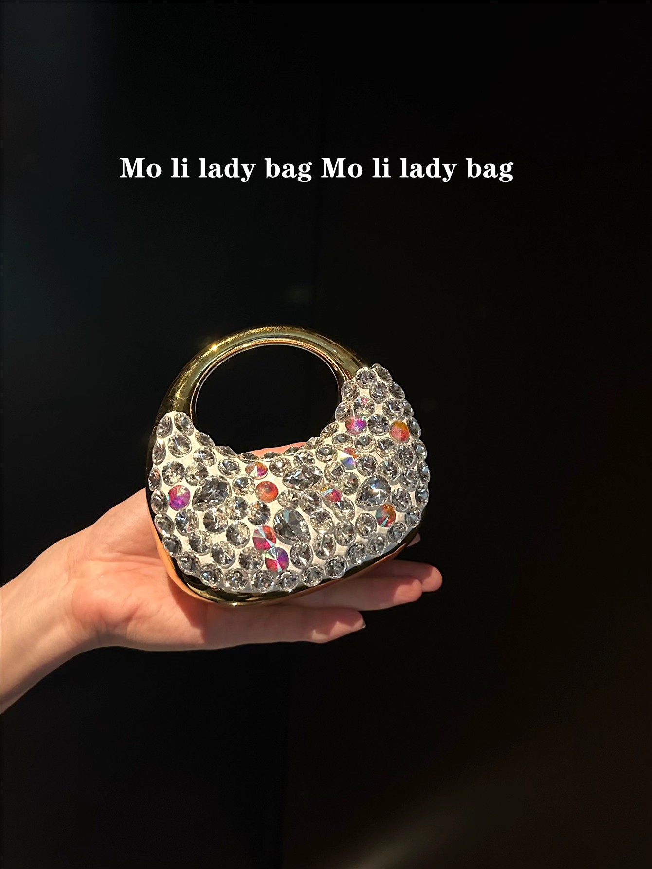 กระเป๋าอะคริลิคกลิตเตอร์ขนาดเล - Mini Bag Evening Clutch บทวิจารณ์และราคา