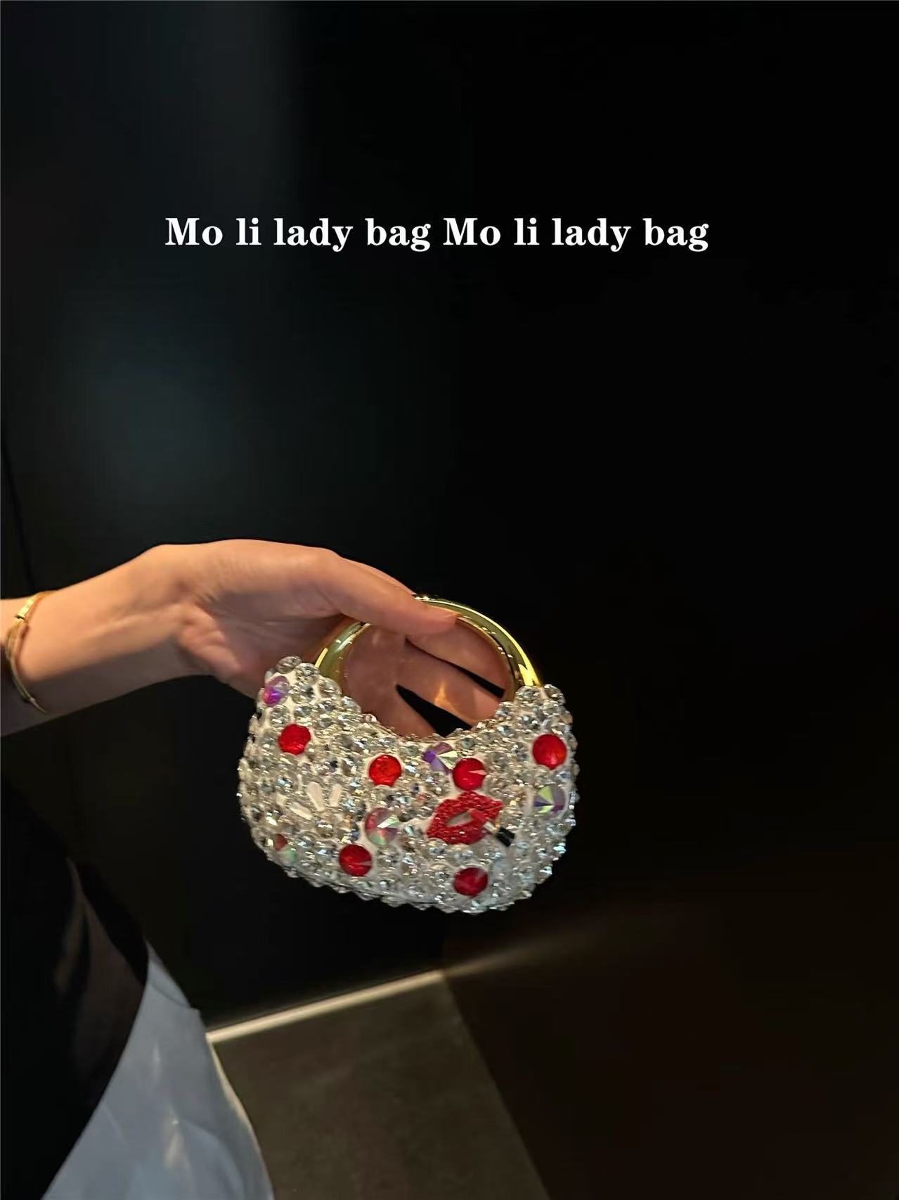 กระเป๋าอะคริลิคกลิตเตอร์ขนาดเล - Mini Bag Evening Clutch บทวิจารณ์และราคา
