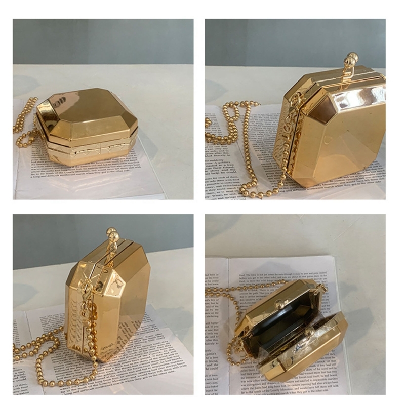 Mini Luxury Gold Party กระเป๋า - Mini Bag Evening Clutch บทวิจารณ์และราคา