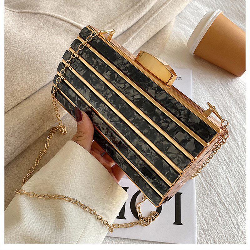 Luxury Designerอะคริลิคสแควร์ก - Mini Bag Evening Clutch บทวิจารณ์และราคา