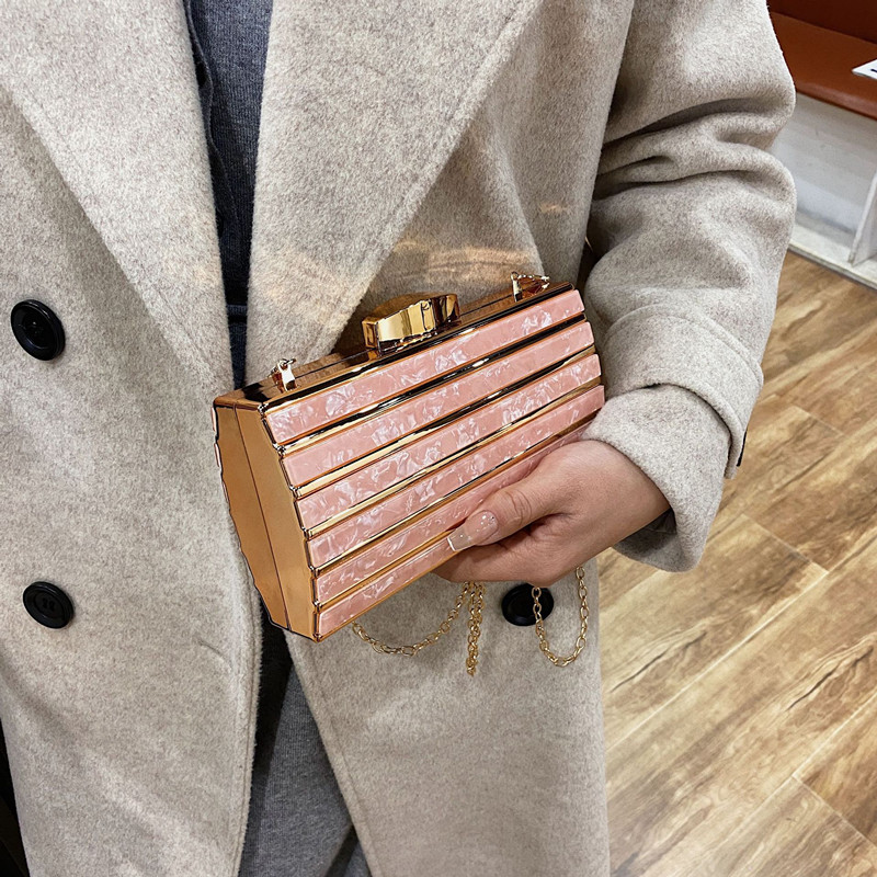 Luxury Designerอะคริลิคสแควร์ก - Mini Bag Evening Clutch บทวิจารณ์และราคา