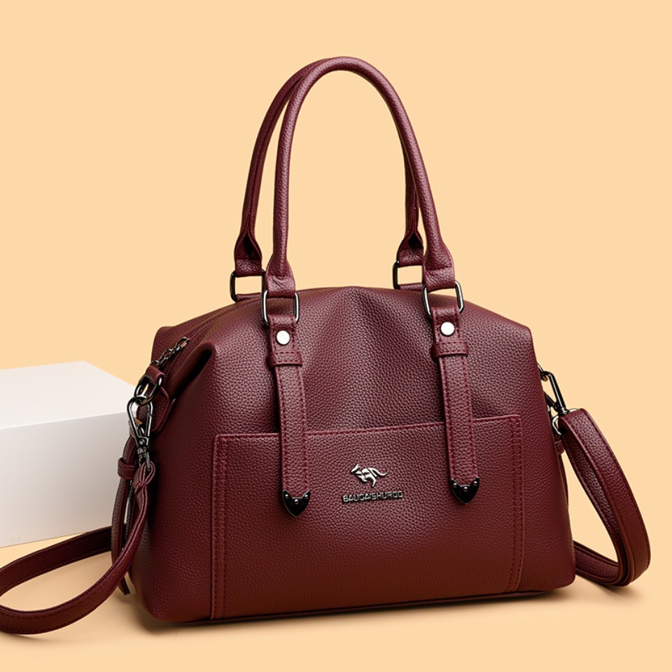 กระเป๋าถือสะพายไหล่หนังนิ่มดีไ - Luxury Bags For Travel บทวิจารณ์และราคา