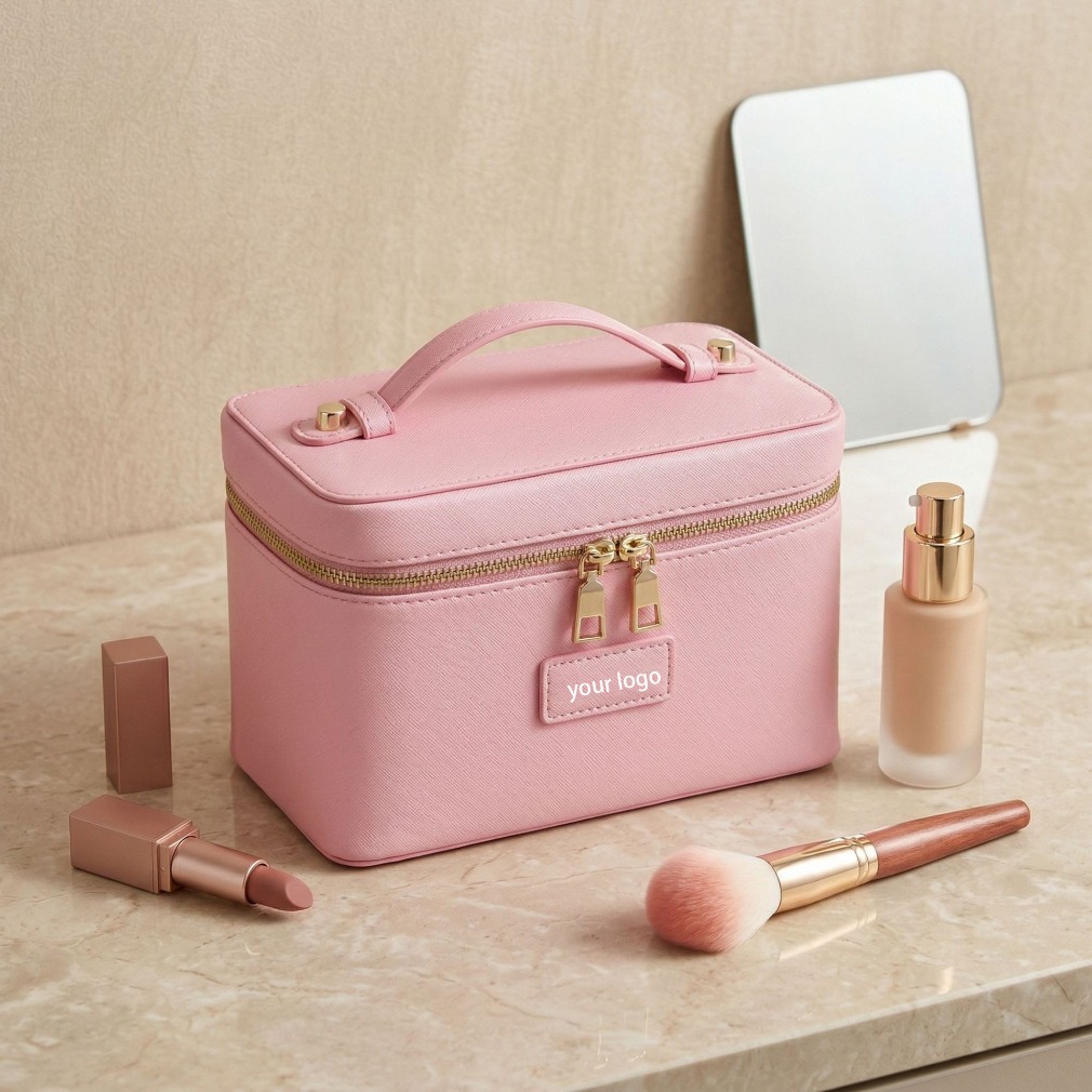 กระเป๋าเครื่องสำอางหนังลายหนัง - Luxury Bags For Travel บทวิจารณ์และราคา